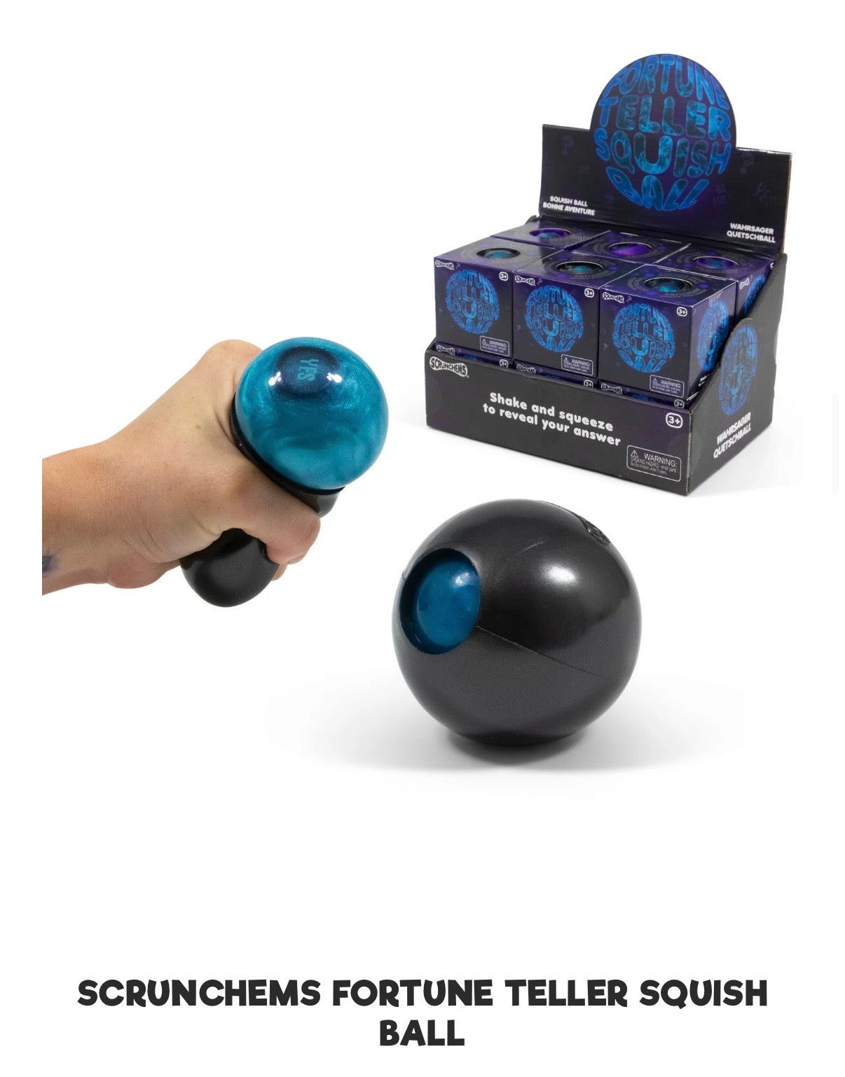 SCRUNCHEMS fortune teller squish ball