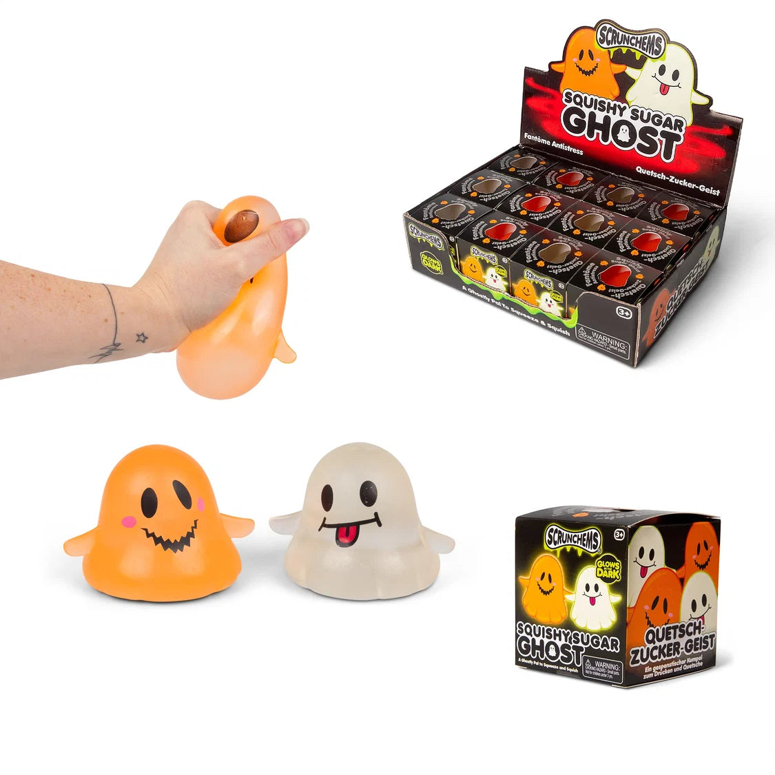 SCRUNCHEMS SQUISHY SUGAR GHOST
