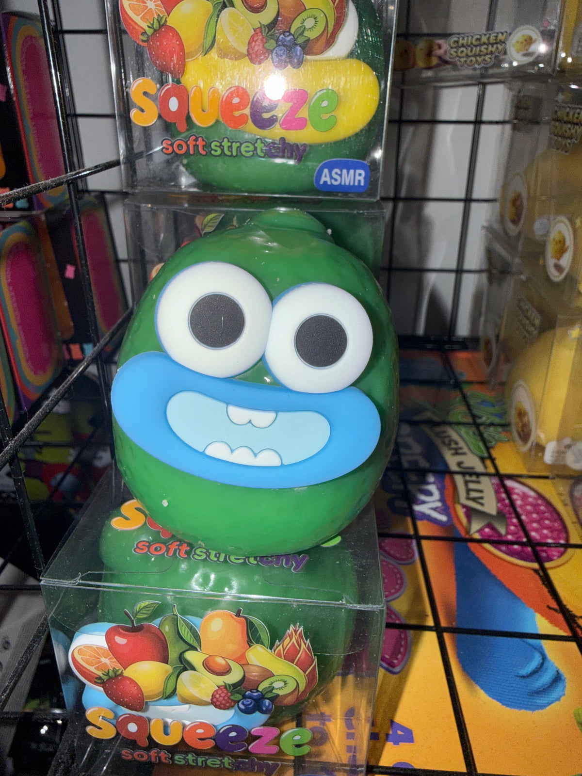 Silly Face Crunchy lime squishy