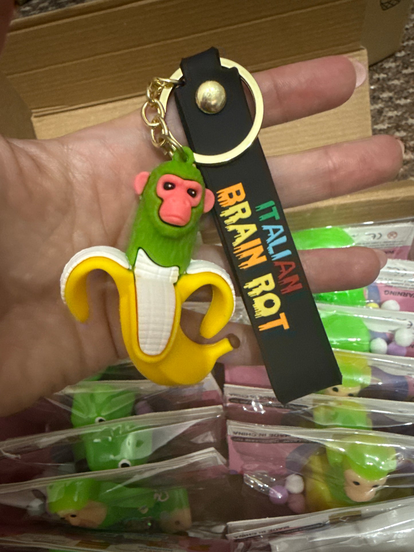 Brain rot keychains