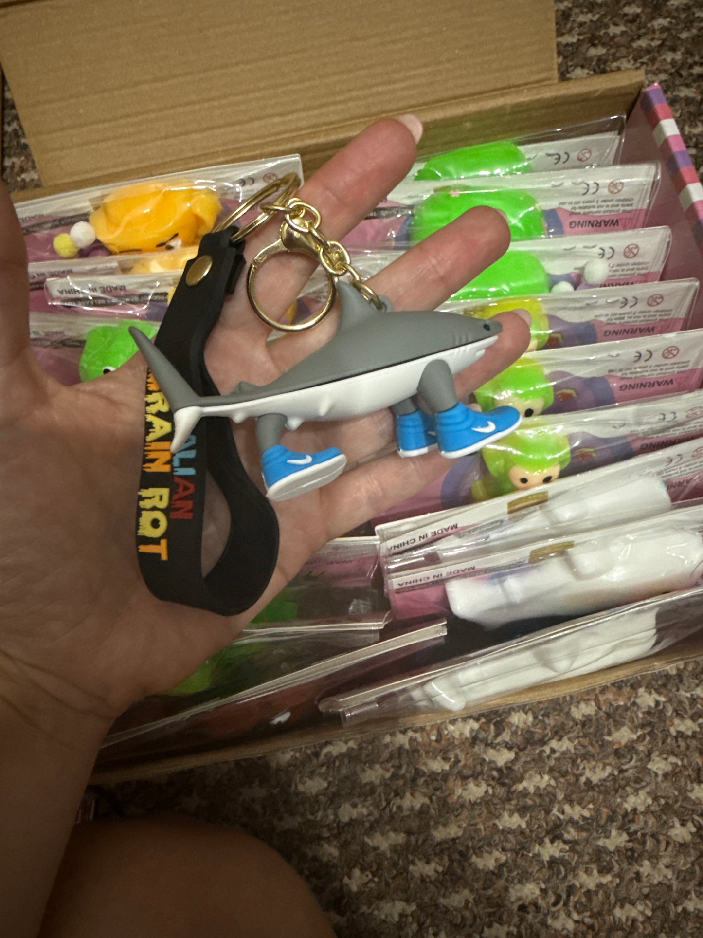 Brain rot keychains