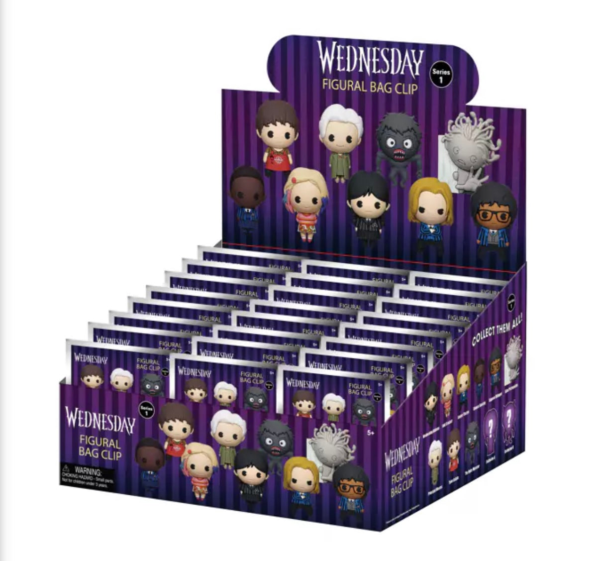 Wednesday blind bag Series 1 Bag Clips