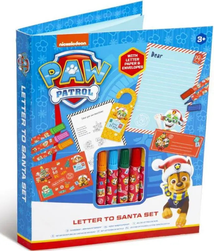 Paw patrol letter to Santa