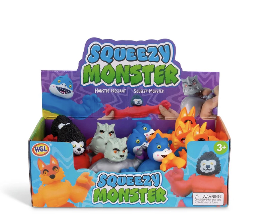 Squeezy bead monsters