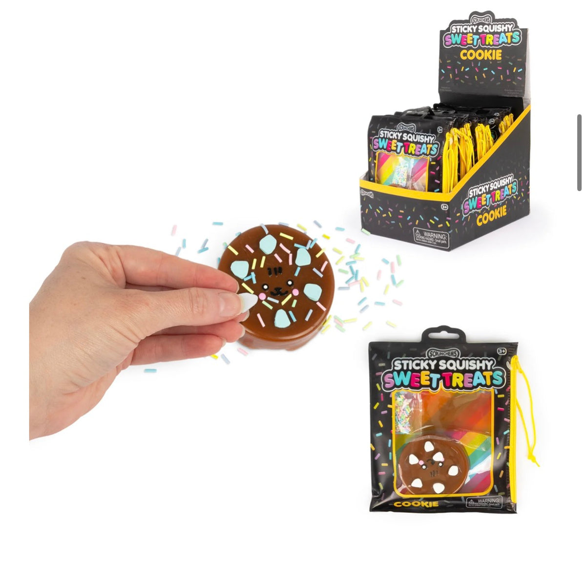 SCRUNCHEMS SWEET TREATS STICKY SQUISHY COOKIE
