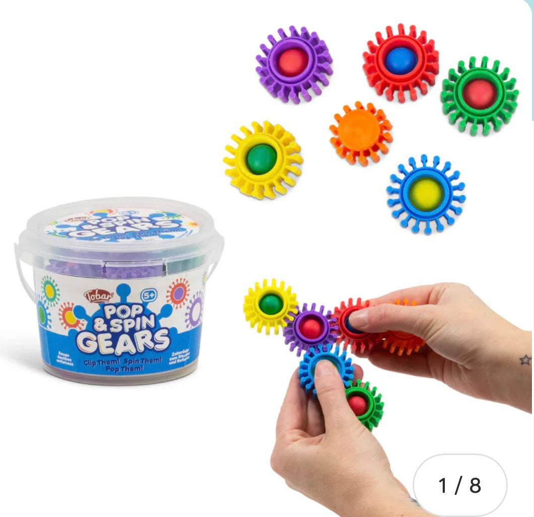 Pop and spin gears