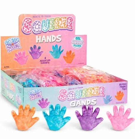 Glitter sugar filled hand squishy