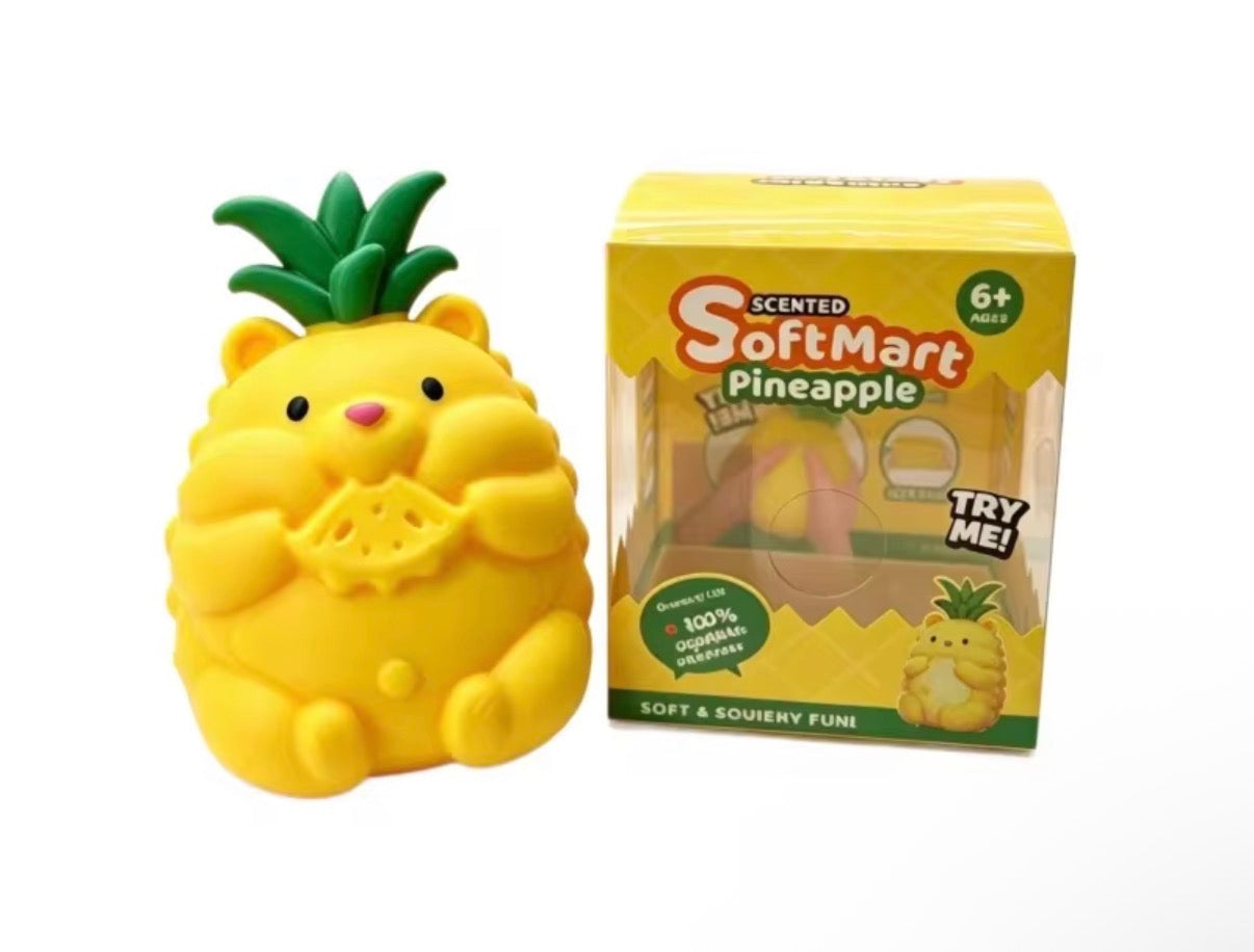 Large pineapple Hamster foam filled squish