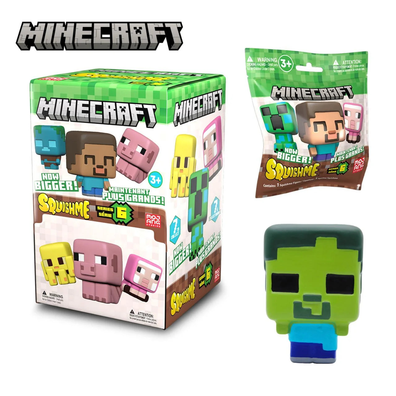 Minecraft SQUISHMES blind bag squishies New bigger