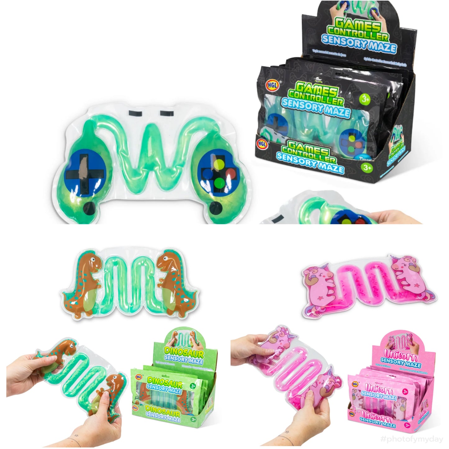 Fidget sensory Mazes