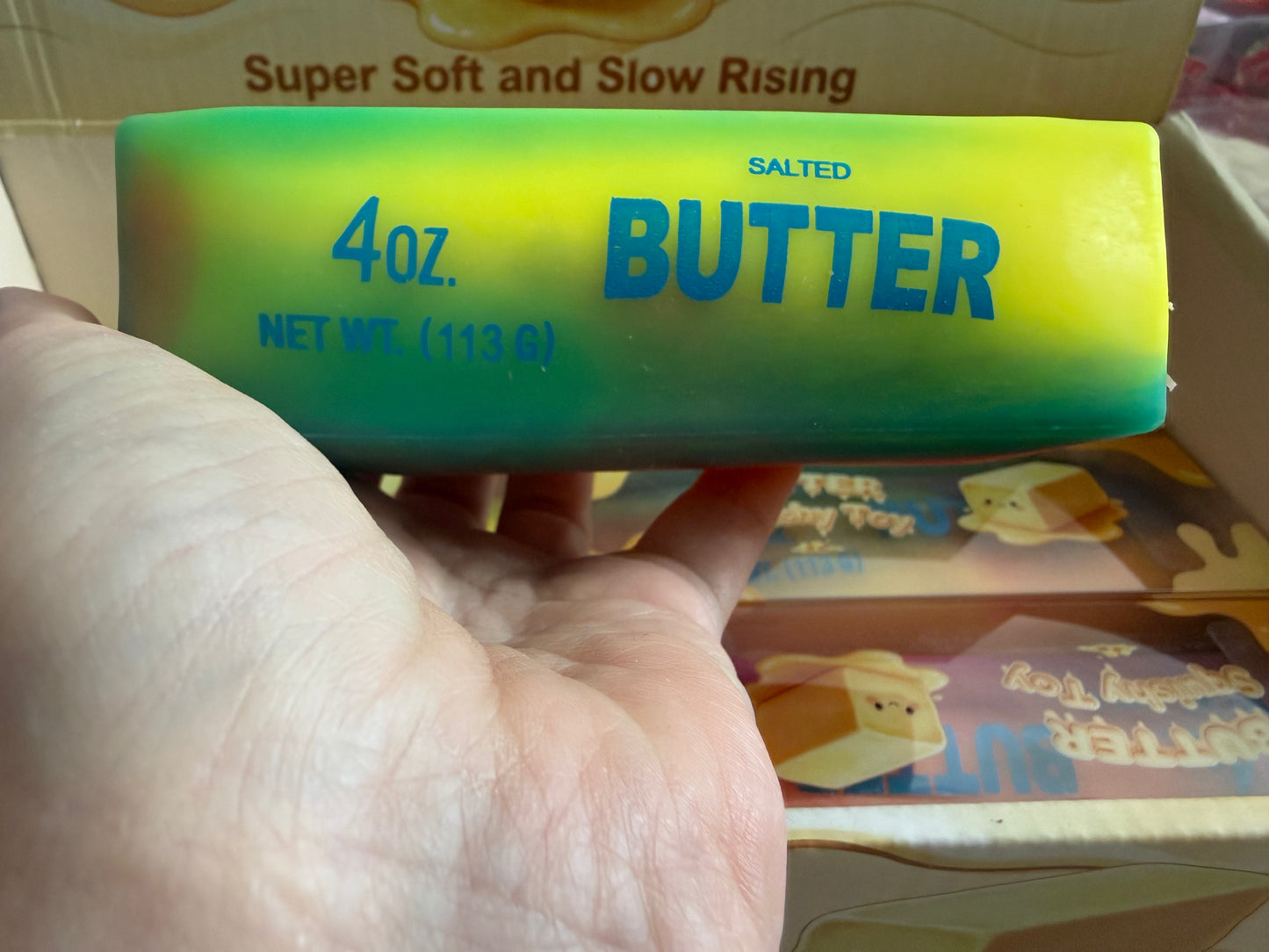 Crunchy rainbow butter