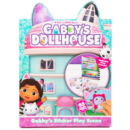 Gabbys dollhouse sticker play scene