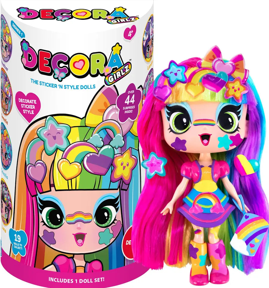 decora girlz sticker and style fashion doll