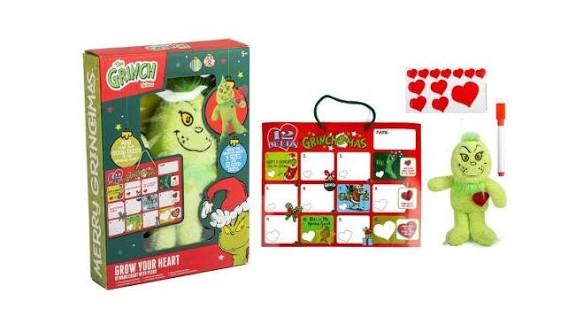 Grinch grow your own heart plush and reward chart