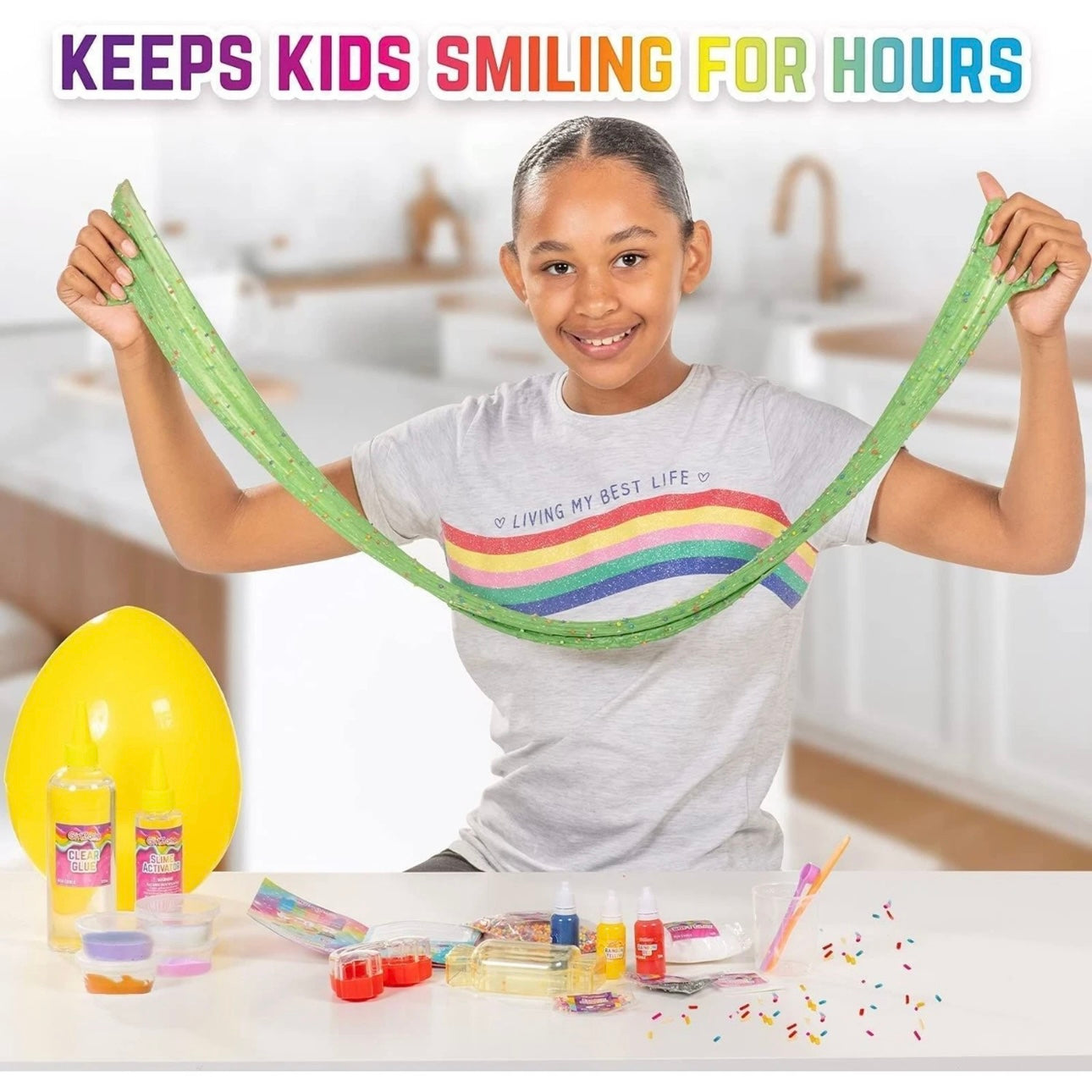 GirlZone Rainbow Candy DIY Slime Kit