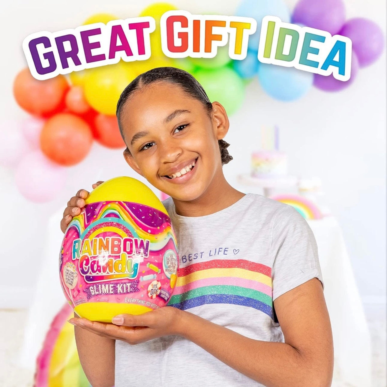GirlZone Rainbow Candy DIY Slime Kit
