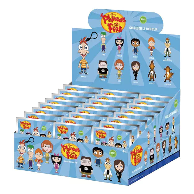 Phineas & Ferb Series 1 Bag Clips