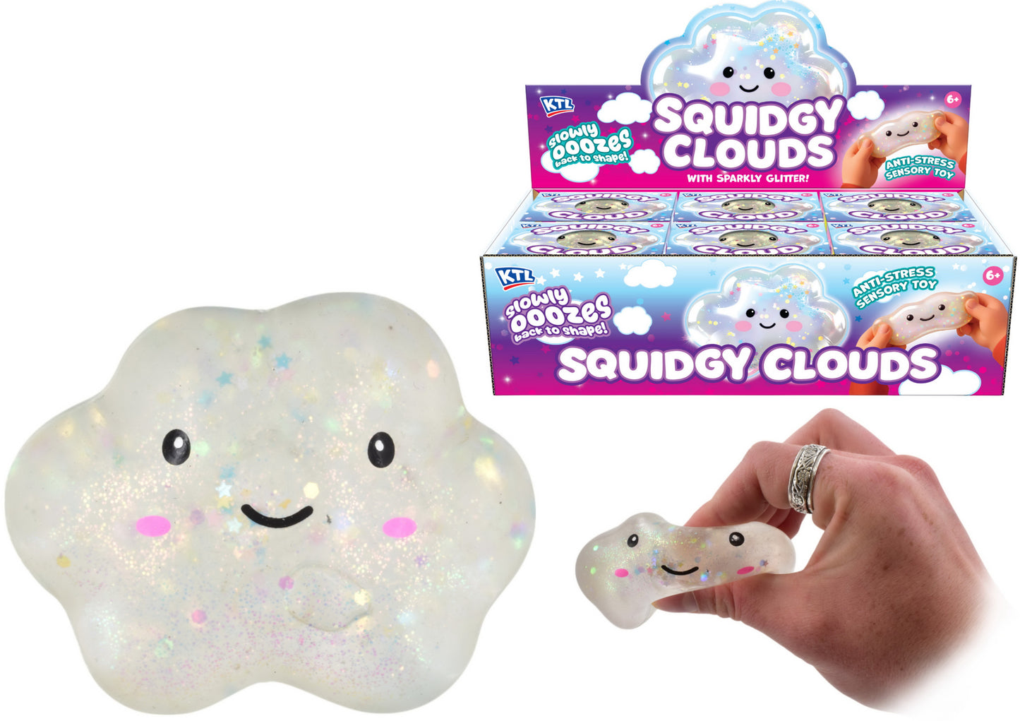 cloud sugar filled squishy