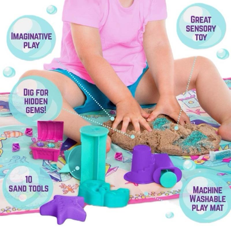Mermaid Treasures Play Sand Set - 3lbs of Sand