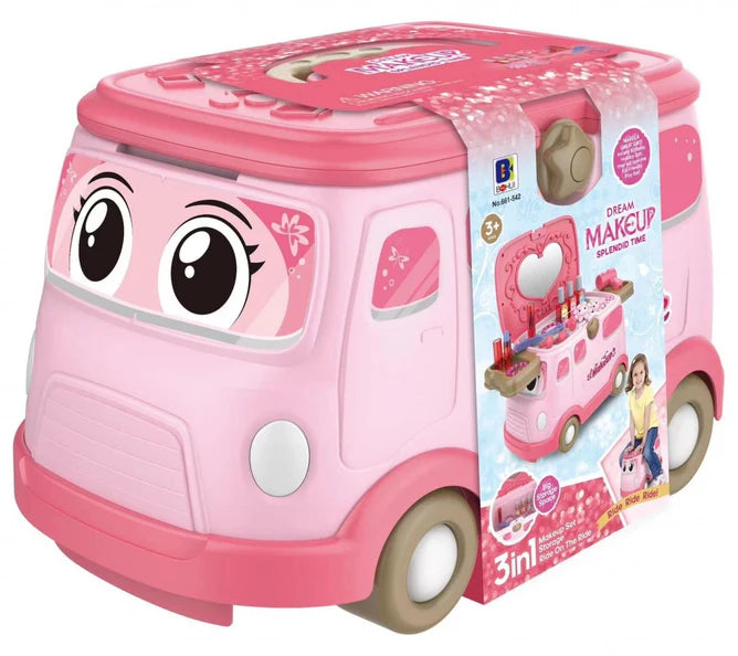 3 In 1 Dream Make Up Set. Make Up Set, Storage & Ride On The Ride