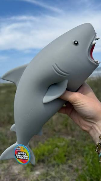 Jumbo shark squishy