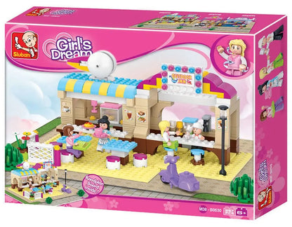 Outdoor inn brick set