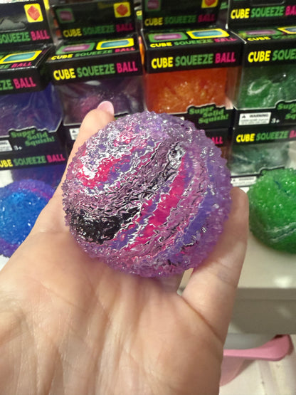 Textured sugar galaxy balls