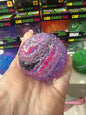 Textured sugar galaxy balls
