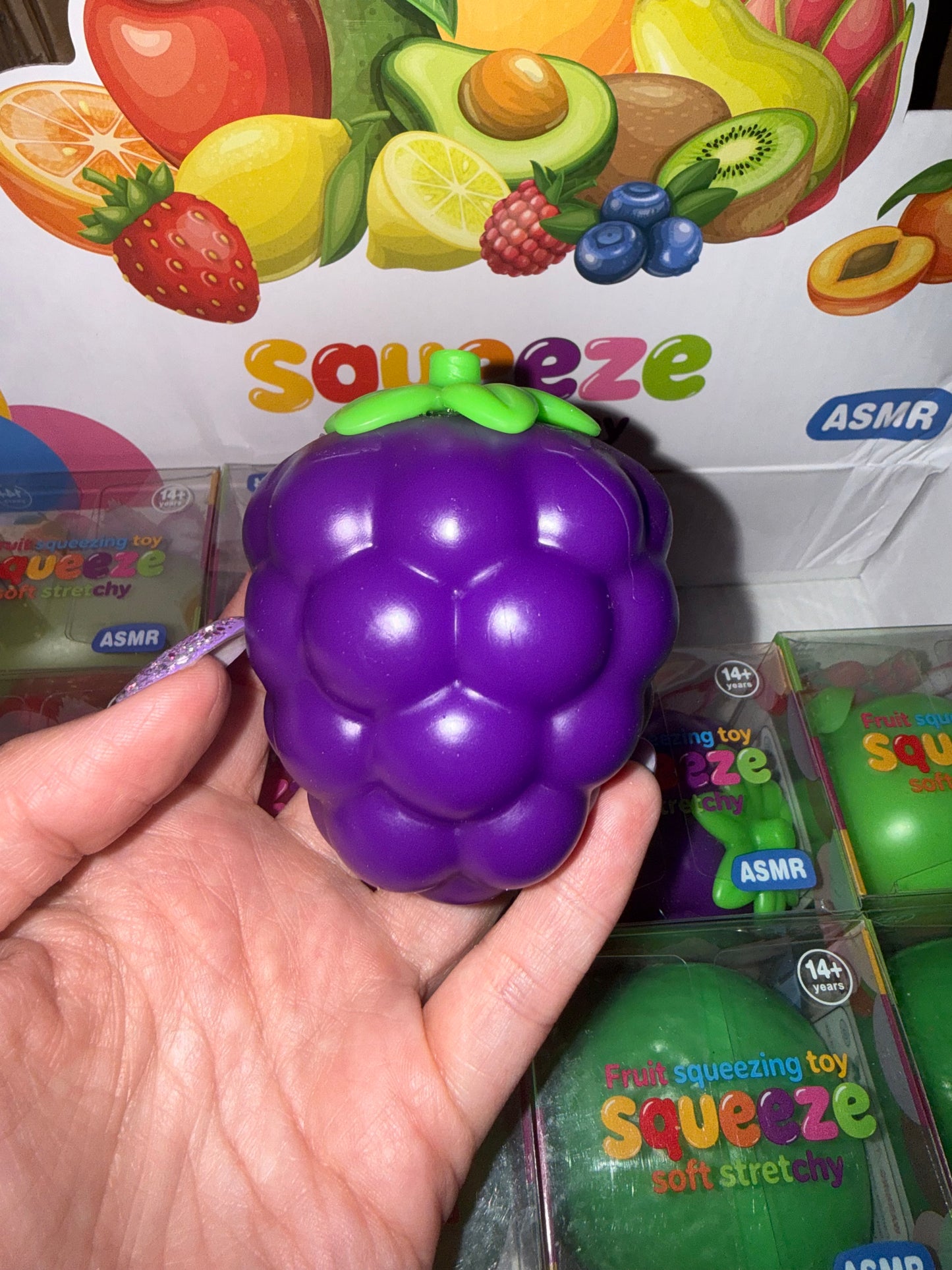 Crunchy ASMR fruit squishy