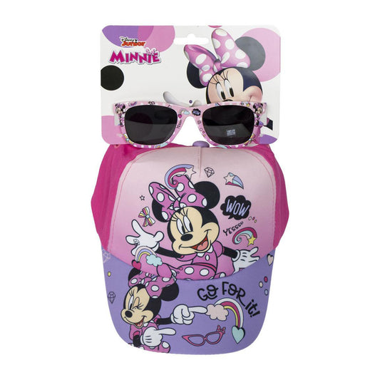 Minnie Mouse sunglasses and hat set