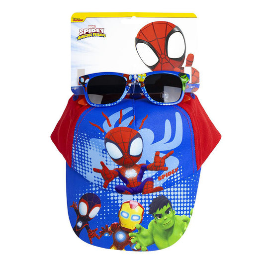 Spidey and friends hat and sunglasses set