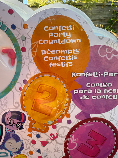 My little Pony Confetti Party Countdown