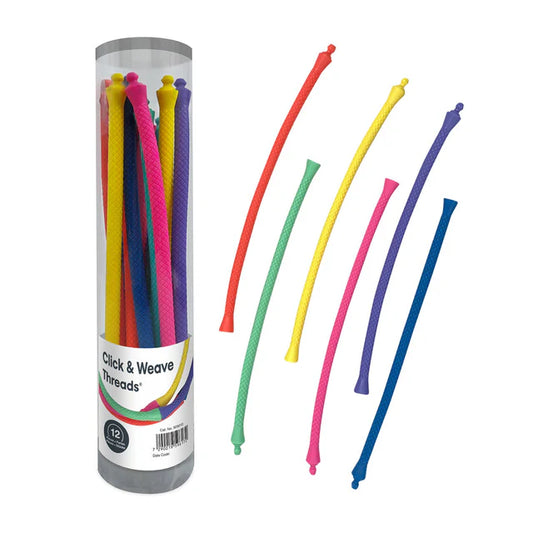 click and weave threads - chewable