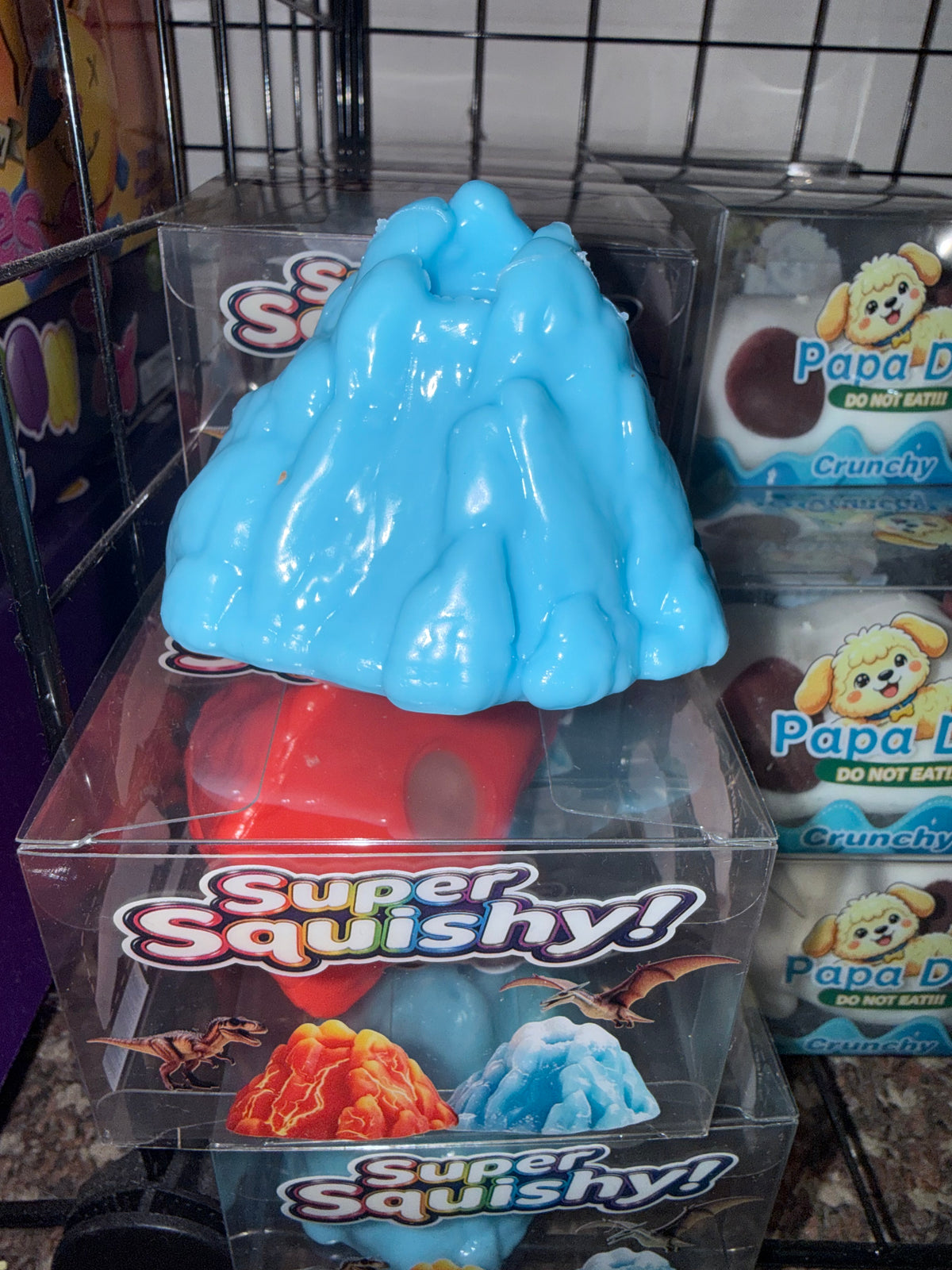 Crunchy volcano squishy