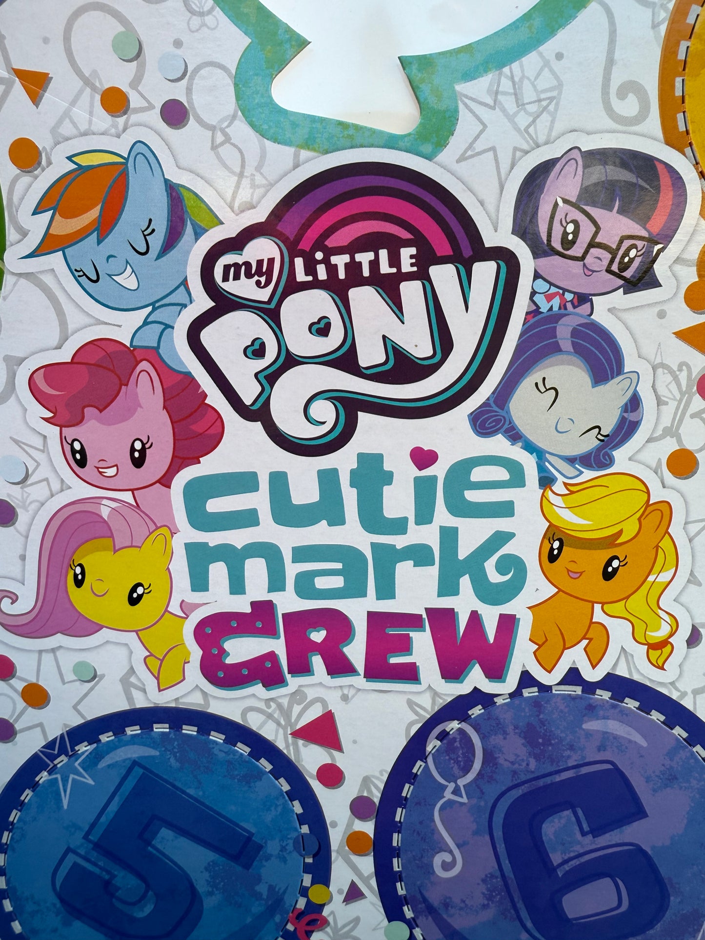 My little Pony Confetti Party Countdown