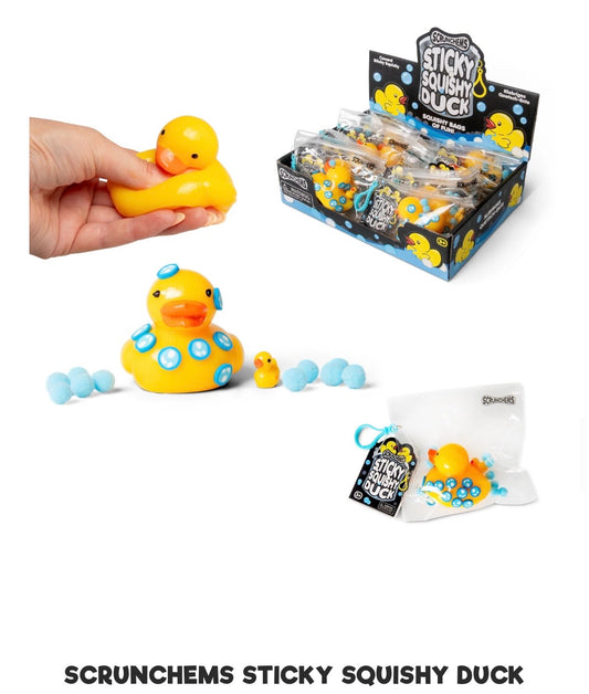 SCRUNCHEMS sticky Squishy duck