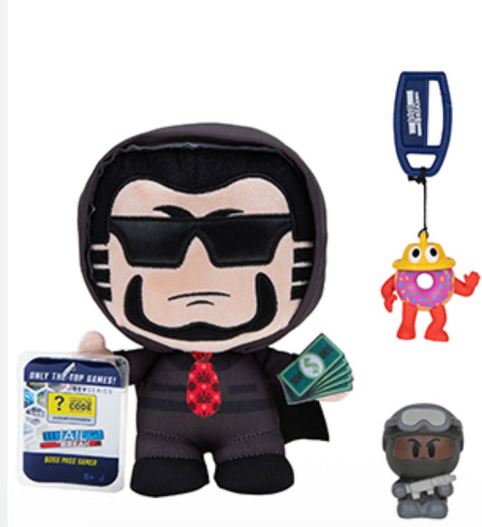 Roblox plush and 2 mystery bags