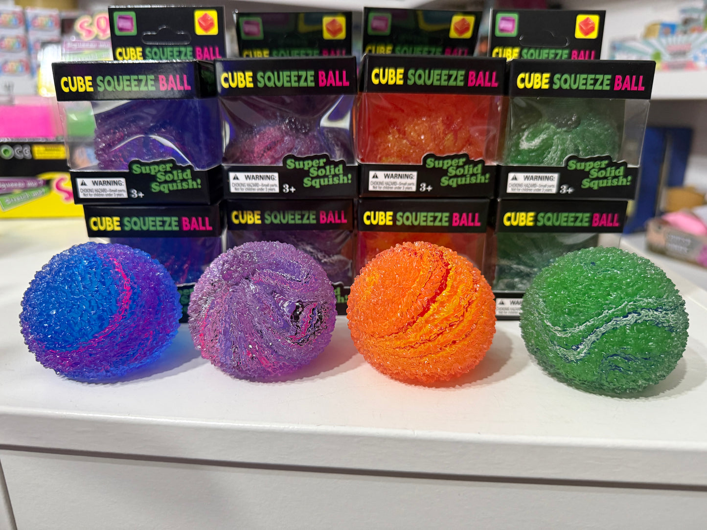 Textured sugar galaxy balls