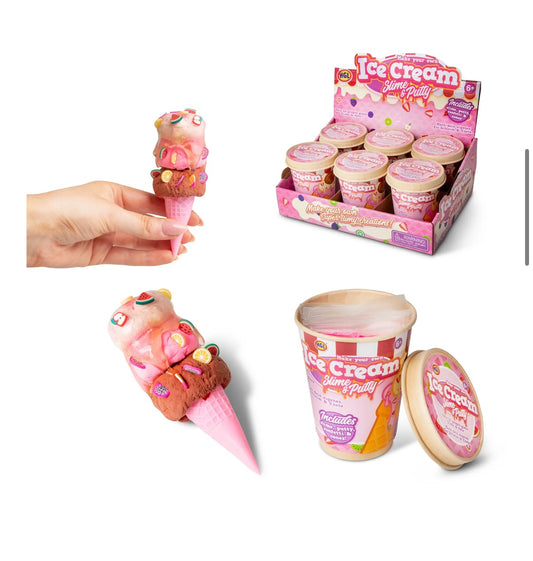 Make your Own Ice Cream Slime and Putty set