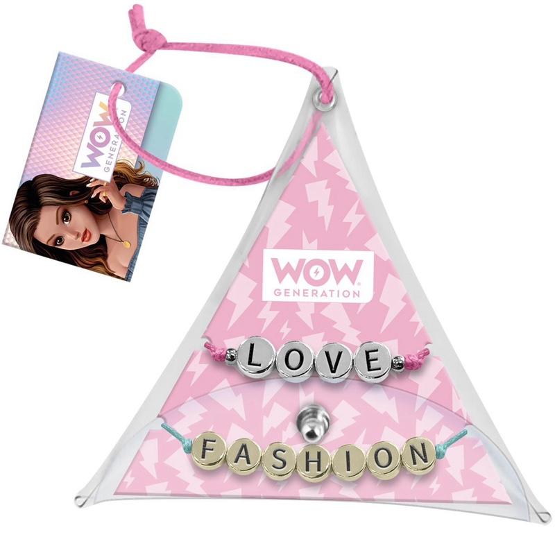 WOW Generation Bracelets with message 2 pack