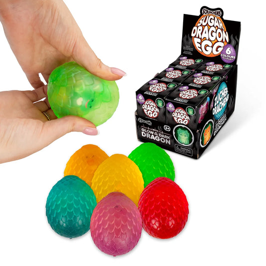 SCRUNCHEMS SUGAR DRAGON EGG GLOW IN THE DARK