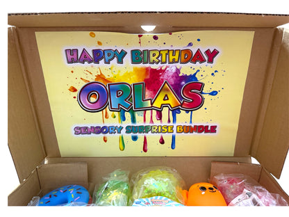 Personalised Birthday Sensory Surprise Boxes