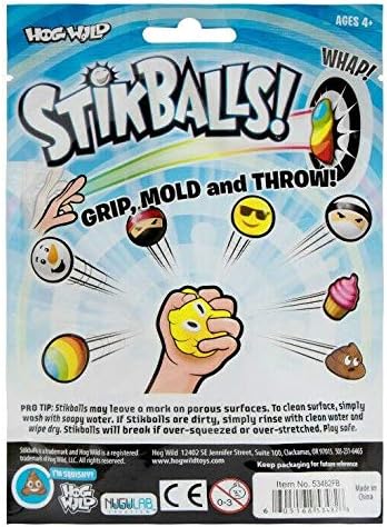 HOG WILD Stikballs - Squishy Sticky Ball