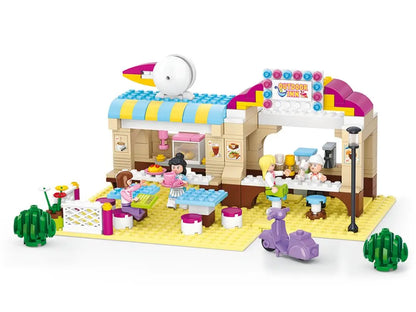 Outdoor inn brick set