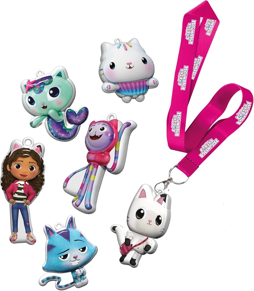 Gabbys Dollhouse flash’eez lanyard