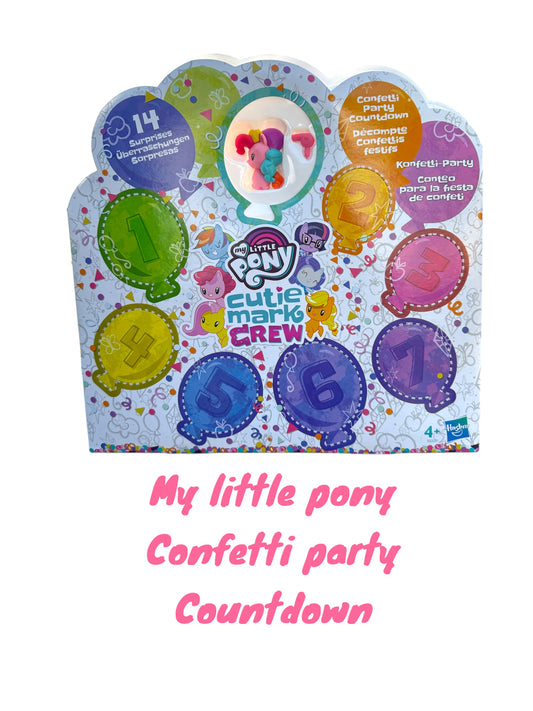 My little Pony Confetti Party Countdown