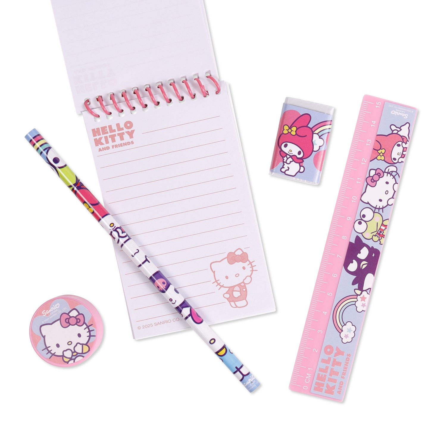 Hello kitty and friends stationary set
