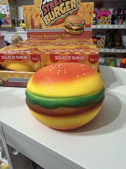Jumbo burger dough filled squishy