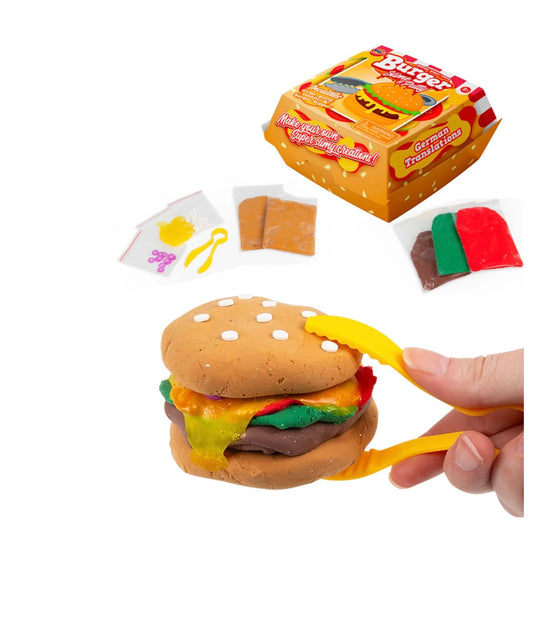 Make Your Own Burger Slime and Putty set