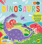 Dinosaur reusable silicone sticker book
